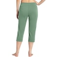 thumbnail image 7 of Lzobxe Womens Capri Pants Casual Loose Summer Wide Leg with Drawstring,Size S-2XL, 7 of 7
