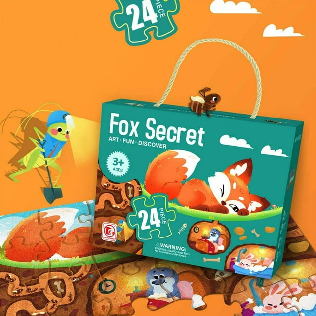 Kids Cardboard Puzzle Jigsaw Toys Creative Intelligence Jigsaw Toy for Children Early Educational Toys