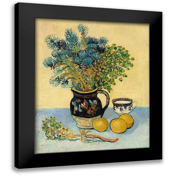 Van Gogh, Vincent 12x14 Black Modern Framed Museum Art Print Titled - Still Life (Nature morte) (1888)