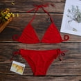thumbnail image 6 of Prolriy Bikini Sets for Women Up Swimsuit Two Size Women Push Beachwear Bikini Plus Piece Sets Swimwears Tankinis Set Womens Swimsuits Red XL, 6 of 6