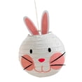 thumbnail image 2 of Bunny Lantern Hanging Animal Paper Lantern Decorative for Garden Spring Festival, 2 of 9