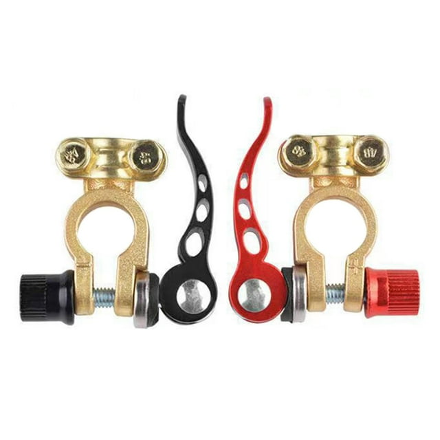 Conectores de abrazadera de terminal de de desconexión rápida 2 piezas Universal resistencia a la corrosión apto para kusrkot Terminal de cables