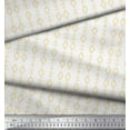 thumbnail image 3 of Soimoi White Poly Georgette Fabric Artistic Geometric Print Fabric by Yard 42 Inch Wide, 3 of 5