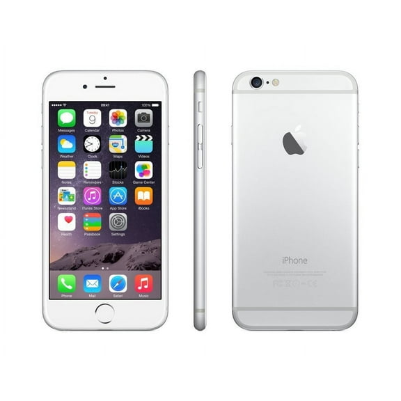 Restored Apple iPhone 6 64GB, Silver AT&T (Refurbished)