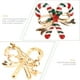 thumbnail image 4 of Set de 6 broches navideños con cristales de estrás, ideales para colgar en la solapa de la ropa., 4 of 7