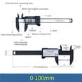 thumbnail image 4 of Riwesomey Regla electrónica Medición precisa Calibrador Vernier digital Pantalla LCD reiniciable Unidad de regla micrométrica conmutable Durable para el Medidores de medidas dimensionales No.2 Riwesomey TO005427-02, 4 of 6