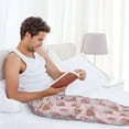 thumbnail image 5 of Logiee Strawberry Cake Print Pajama Pants for Men,Men’s Pajama Bottoms,Mens PJ Pants with Pockets & Button Fly-Small, 5 of 6