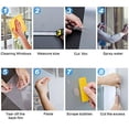 thumbnail image 6 of Coavas Window Film Non Adhesive Frosted Home Office Film Privacy Window Sticker Self Static Cling Vinly Glass Film for Bathroom Office Meeting Room Living Room (Matte White 17.7by78.7 Inch), 6 of 10