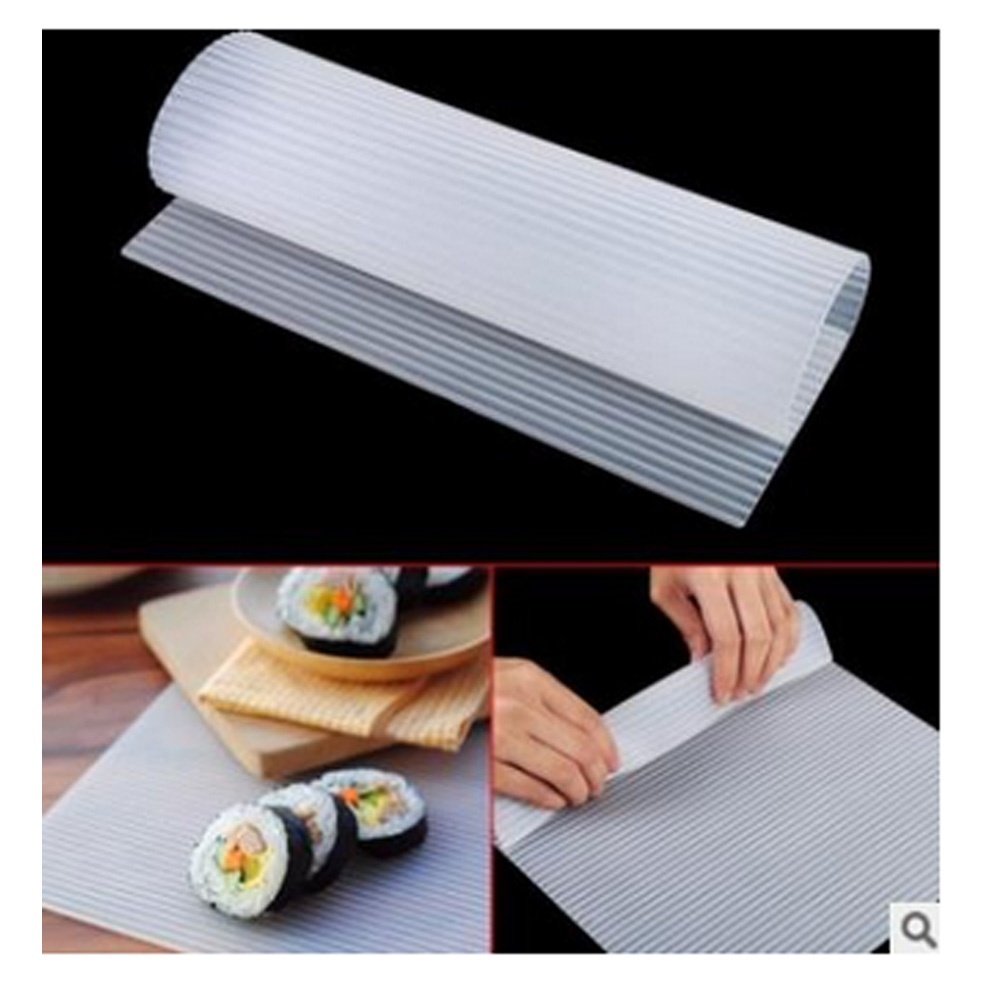 Food Grade Silicone Sushi Mat Rice Rolling Cake Maker Durable Safe Kitchenware Household Items