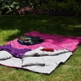 thumbnail image 2 of Double Sleeping Bag for Adults – Queen Size XL Waterproof All-Season 2-Person Rectangular Sleeping Bag with Dual-Zip Separation, Pink, 59 in x 86.6 in, 2 of 7