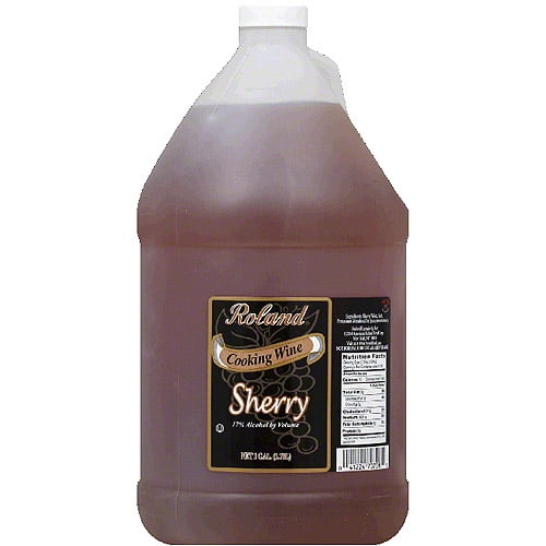 Roland Sherry Cooking Wine, 1 gal, (Pack of 4)