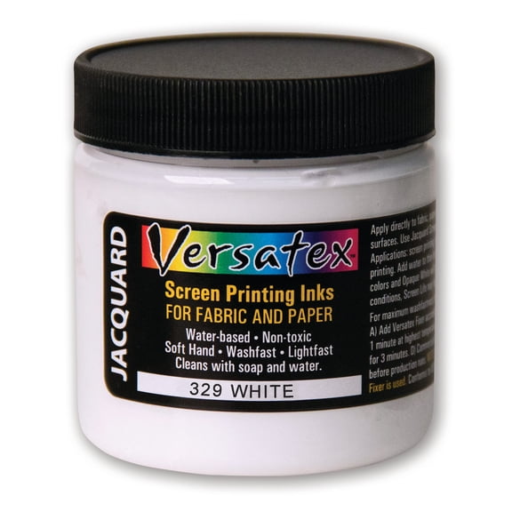 Jacquard Versatex Screen Printing Ink, 4 oz., White