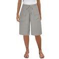 thumbnail image 2 of Zorckvet Shorts for Women Summer Beach Knee Length Fashion with Pockets Bermuda Womens Short, 2 of 6