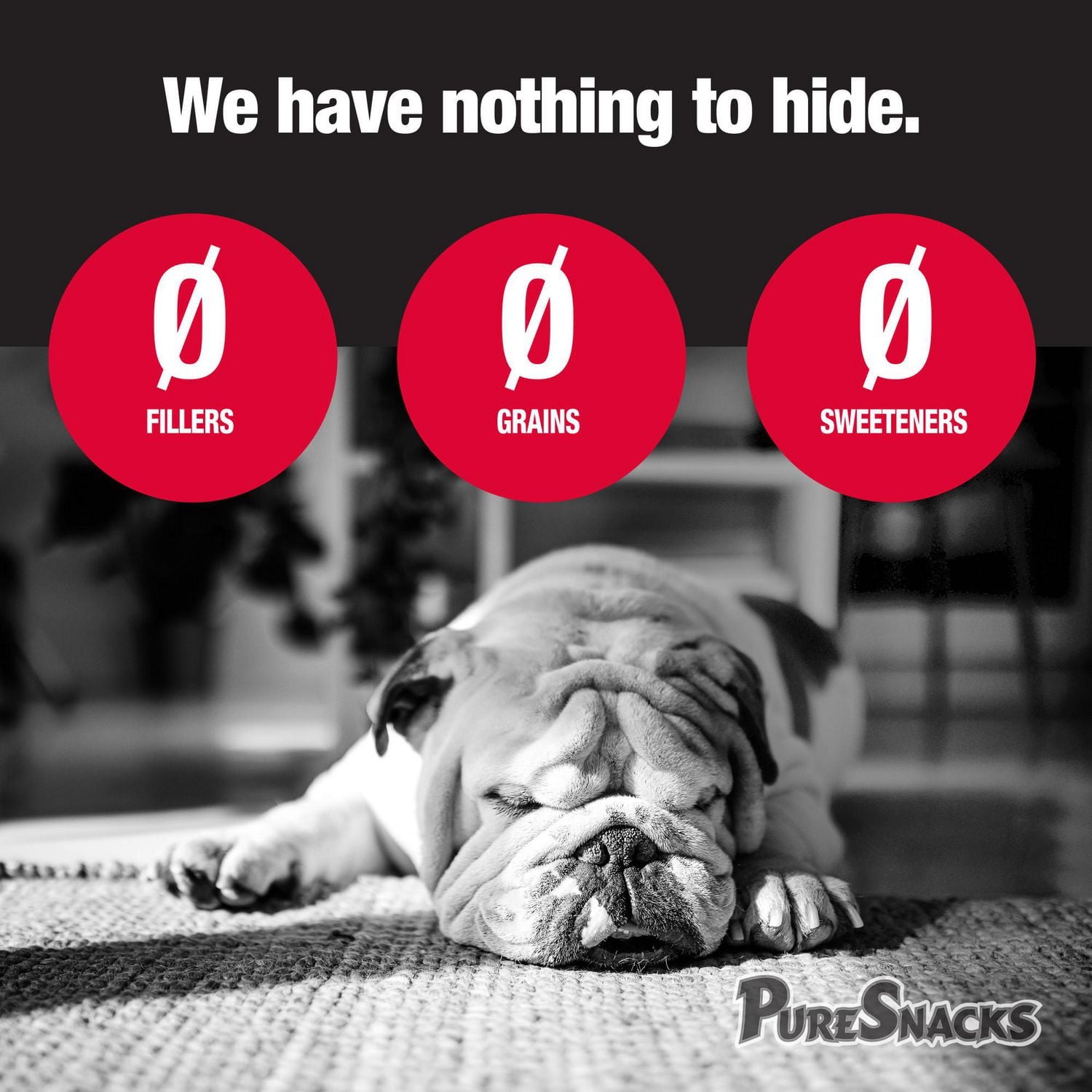 PureSnacks Chicken Jerky Dog Treats, 1 Ingredient, 601g