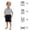 Navy Blue 4pcs Shorts, variant on LYMAYTER Boys Gentleman Outfits Baby Formal Sets,Infant Shirt Shorts Bow Tie Suspenders 1Y-11Y