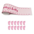 thumbnail image 3 of How Big is Mommy's Belly Include Mommy's Belly Sign Measure and 12 Footprint Stickers Baby-Shower Guessing Gender Game, 3 of 16