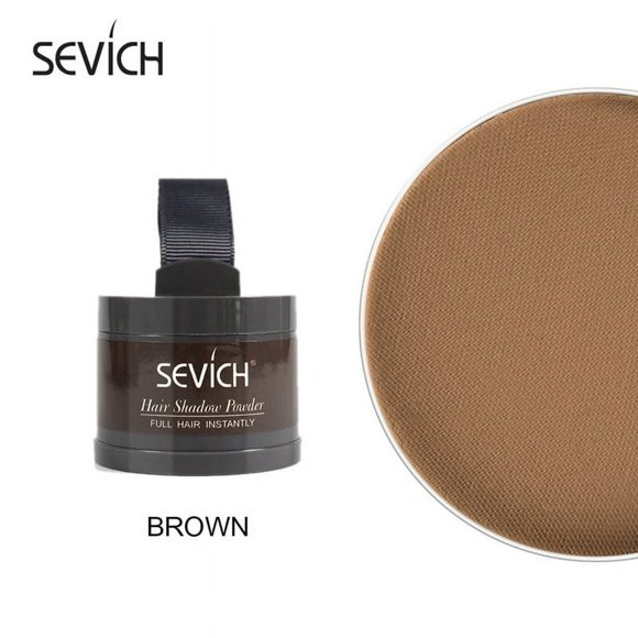 Poudre de Comblement Imperméable pour Ligne de Cheveux Sevich, Poudre de Couverture de Ligne de Cheveux, Ombre