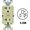 Ivory, variant on Leviton GFCI Receptacle in White — UL Listed for US Residential Electrical Code Compliance, Drop-in NEC-Standard Wiring