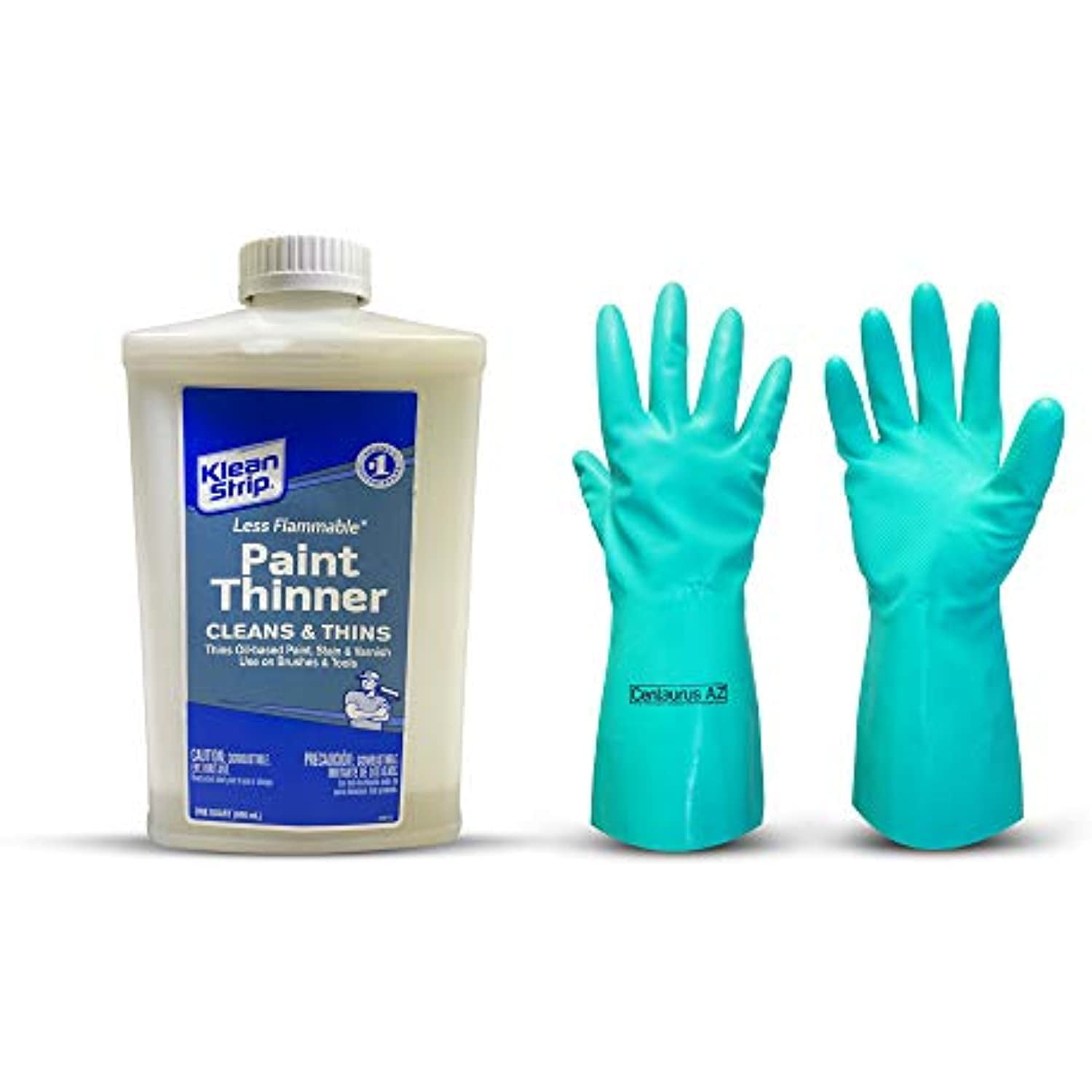Klean Strip Less Flammable Paint thinner Low Odor, Oilbased Paint Stain Varnish for Wood, Metal