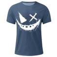 thumbnail image 4 of Men's Graphic Tees Printed Casual Summer Tee Tops Short Sleeve T-Shirts Fashion Tees, 4 of 7
