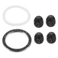 thumbnail image 4 of BEADCEST 1 Set Engine Start Stop Ring Black Rhinestone Car Start Decoration, 4 of 8