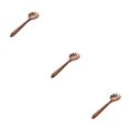 thumbnail image 4 of kurtrusly Brown Unisex Wooden Kitchen Utensils Set Addition To Home Kitchen Suitable For Various Occasions Lo Mein Scoop 3Set, 4 of 6