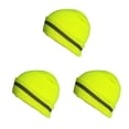 thumbnail image 3 of crativent Skull Caps for Men Reflective Liner Winter Beanie Thermal Multifunction Windproof Coldness for Protection Cycling Skiing Neon Yellow 3Set, 3 of 6