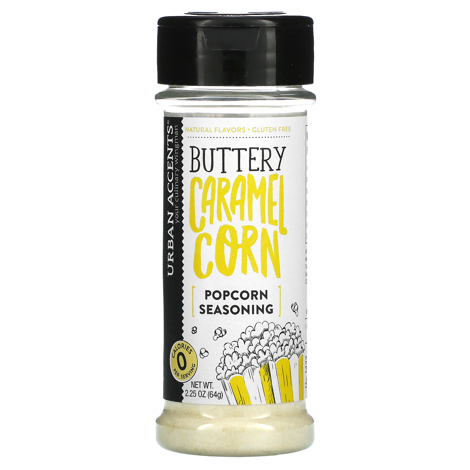Urban Accents, Popcorn Seasoning, Buttery Caramel Corn, 2.25 oz (64 g