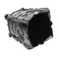 thumbnail image 2 of FELTECHELECTR Contenedor de acrílico para brochas de maquillaje, organizador de almacenamiento con forma de taza tallada (negro), 2 of 7