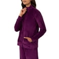 thumbnail image 7 of Athletic Works Women's Soft Velour Jacket and Pant Tracksuit, Size S-XXL, 7 of 7