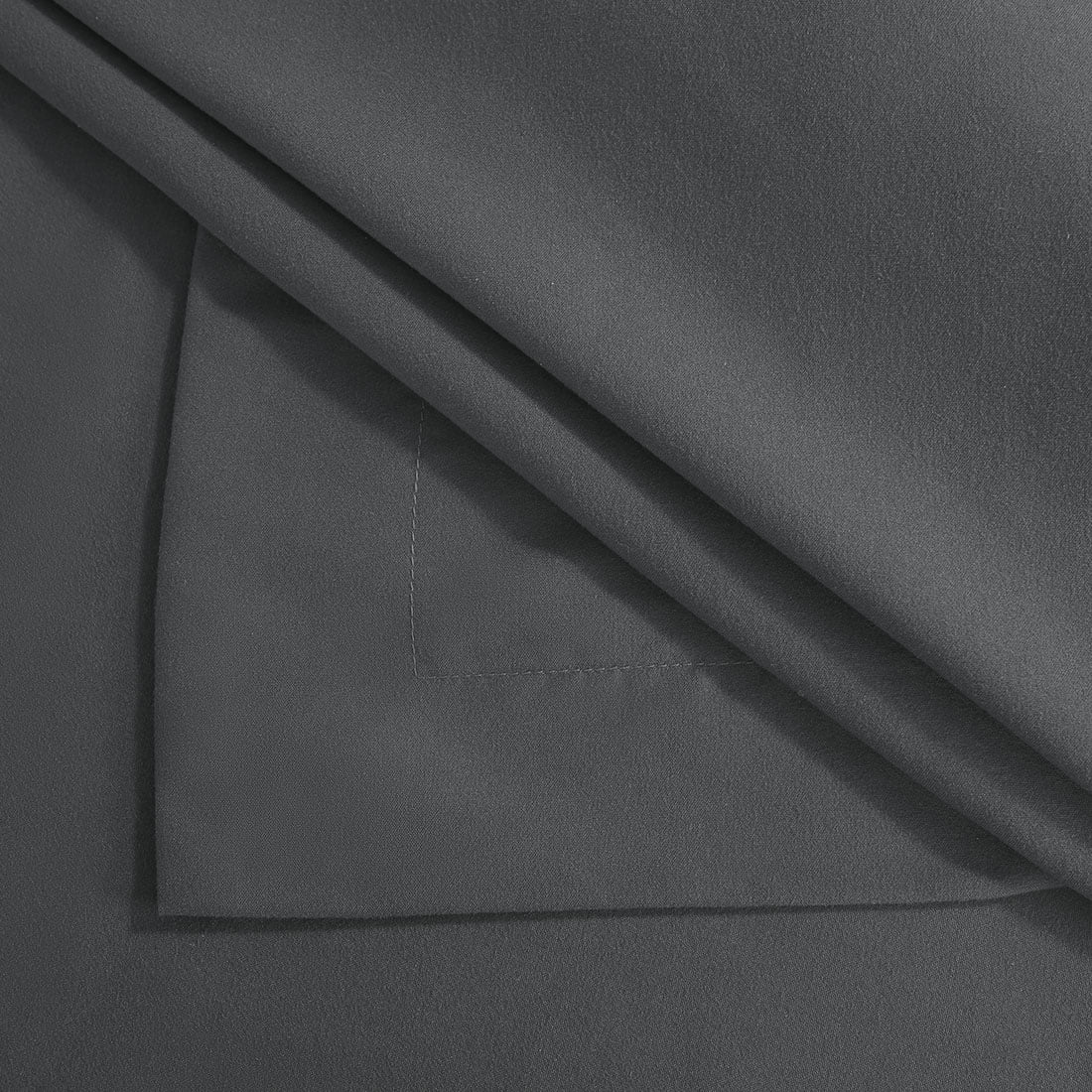 Unique Bargains 4-Pack Envelope Closure Pillow Sham No Zipper Standard Grey
