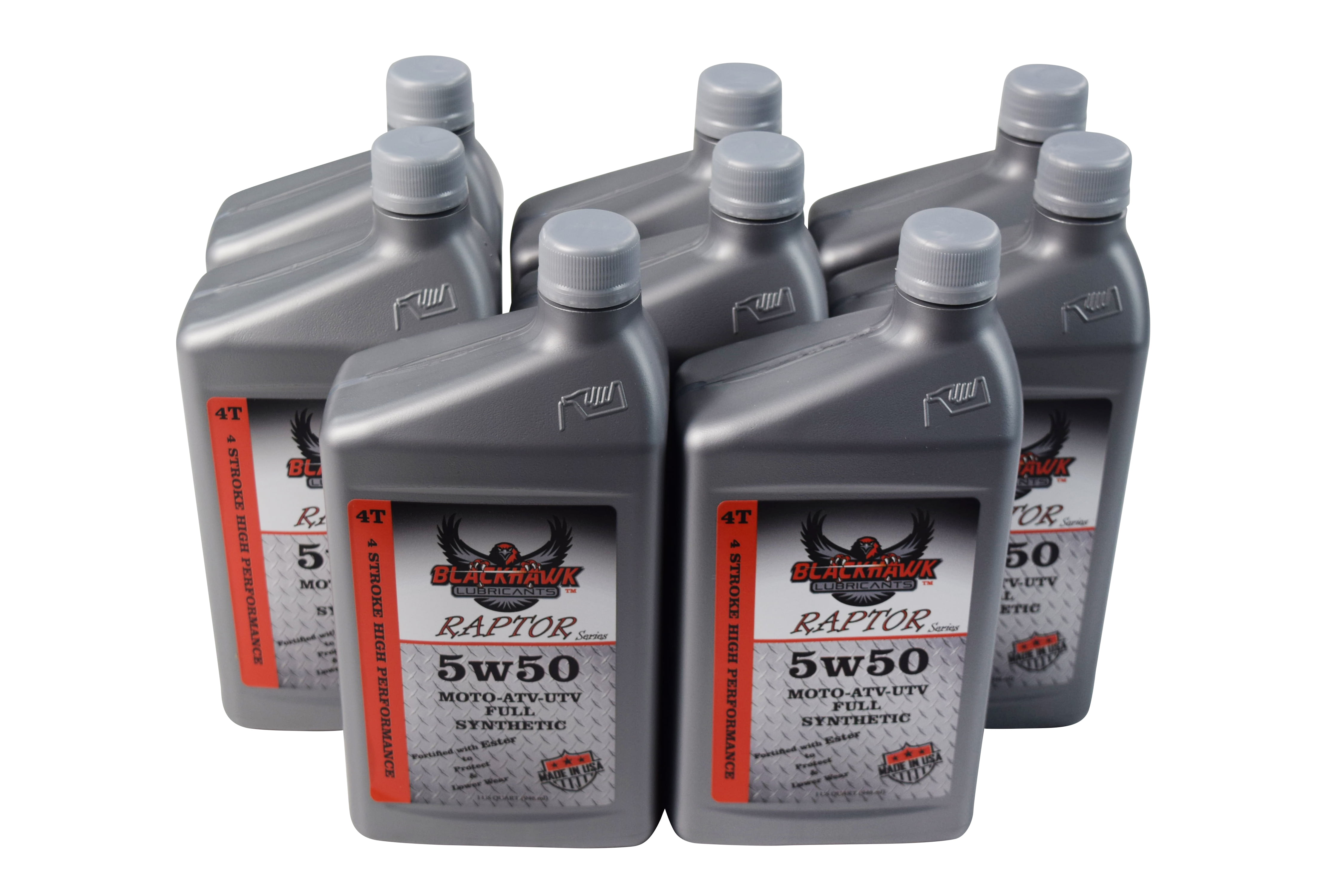 Blackhawk Lubricants Raptor 4T 5W50 Ester Full Synthetic Engine Oil 1