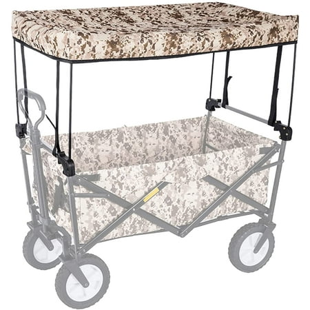 Rain and Sun Protection Kids Wagon Canopy,Easy to Clean Utility Wagon Shade - Suitable for Beach 