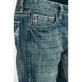 thumbnail image 4 of Rock  Roll Denim Men's Pistol Boot Cut Medium Wash Jeans M0P2602, 4 of 5