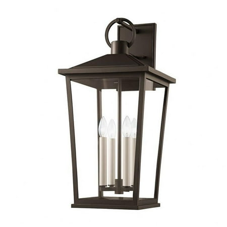 

4 Light Extra Large Outdoor Wall Sconce 26.5 inches Tall and 12.75 inches Wide-Bronze Finish Bailey Street Home 154-Bel-4623641