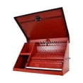 thumbnail image 4 of Montezuma XL450-R23 36 x 17 Inch Steel Triangle Tool Box, Red, 4 of 5