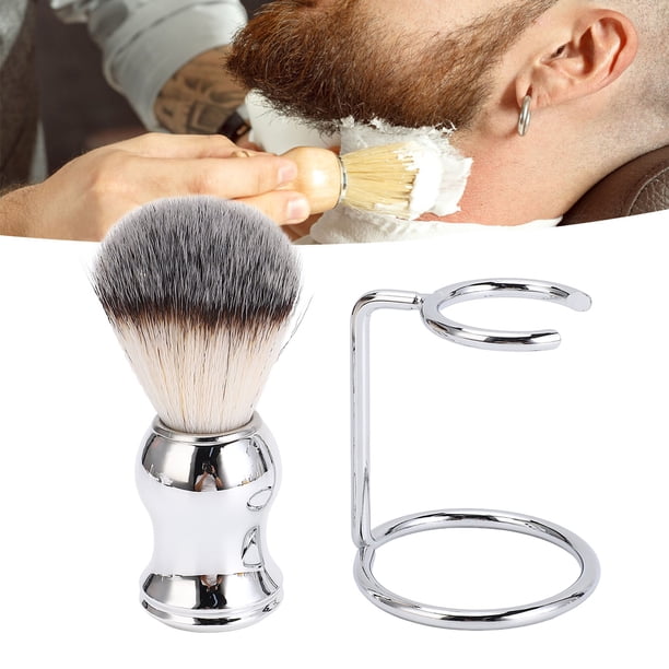 Brocha Para Barba Con Soporte Para Afeitar, Kit De Barba Para Hombre, Brocha De Afeitar Con Soporte Para Gromming