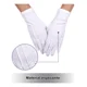thumbnail image 4 of 10pares Guantes Blancos, Negros Para Escolta,mesero,escuela,, 4 of 8