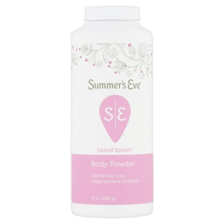 (2 pack) Summer's Eve Island Splash Body Powder, 8 (Best Body Powder For Summer)