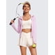 thumbnail image 3 of Shorts CRZ YOGA Crossover Mariposa de Cintura Alta Blanco XL, 3 of 5