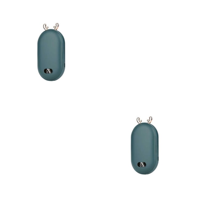 Calentador de manos eléctrico portátil Matsuzay 5200 mAh USB verde 2Conjunto