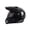 Black, variant on HHH Helmet for Adults Strong Helmet ATV Dirtbike Motorcross Moped Scooter Motorcycle Helmet Full Face with Visor, DOT Certified, Flip-Up Visor ( Red ) ( Large )