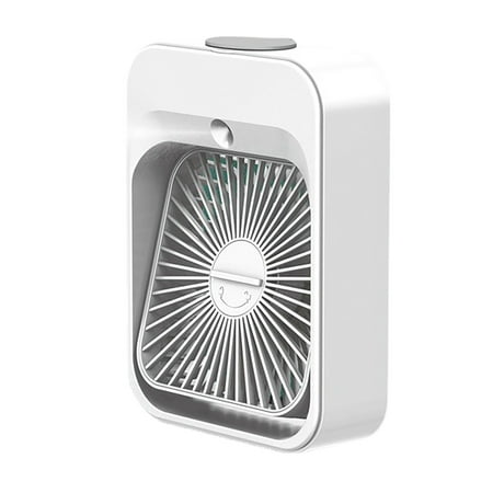 

lulshou Portable Mini Fan Portable Air Conditioner Fan Mini Quiet USB Desk Fan，Evaporative Air Cooler With 3 Speeds Strong Wind for Stylish Girl Women Men Indoor Outdoor