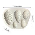 thumbnail image 2 of Handmade Silicone Fondant Mold Exquisite Pine Cones Chocolate Sugar Mold Resin Crafts, 2 of 7
