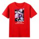 thumbnail image 1 of Pop cazadora para niña Demon Hunters Round-Neck Printed Anime Trio Poster T Shirt （Red）, 1 of 3
