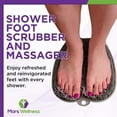 thumbnail image 3 of Shower Foot Scrubber and Massager - Foot Scrubber in Shower - Suction Foot Scrubber - Cleaner and Massager Mat - Improves Circulation - Easy to Store - Gray, 3 of 8