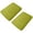 F, variant on Puntoco 2 Piece Solid Color Thick Velvet Floor Mat Soft Absorbent Foot Pad Non Slip Rug for Kitchen Bathroom and Home Entrance Use -23.62*15.74IN