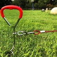 thumbnail image 4 of CBFFDC Piquet pour Chiot Piquet pour Chien Rotation à 360 Degrés Poignée Ergonomique Piquet de Fixation Robuste Rouille Chiens Moyens et Grands, 4 of 7