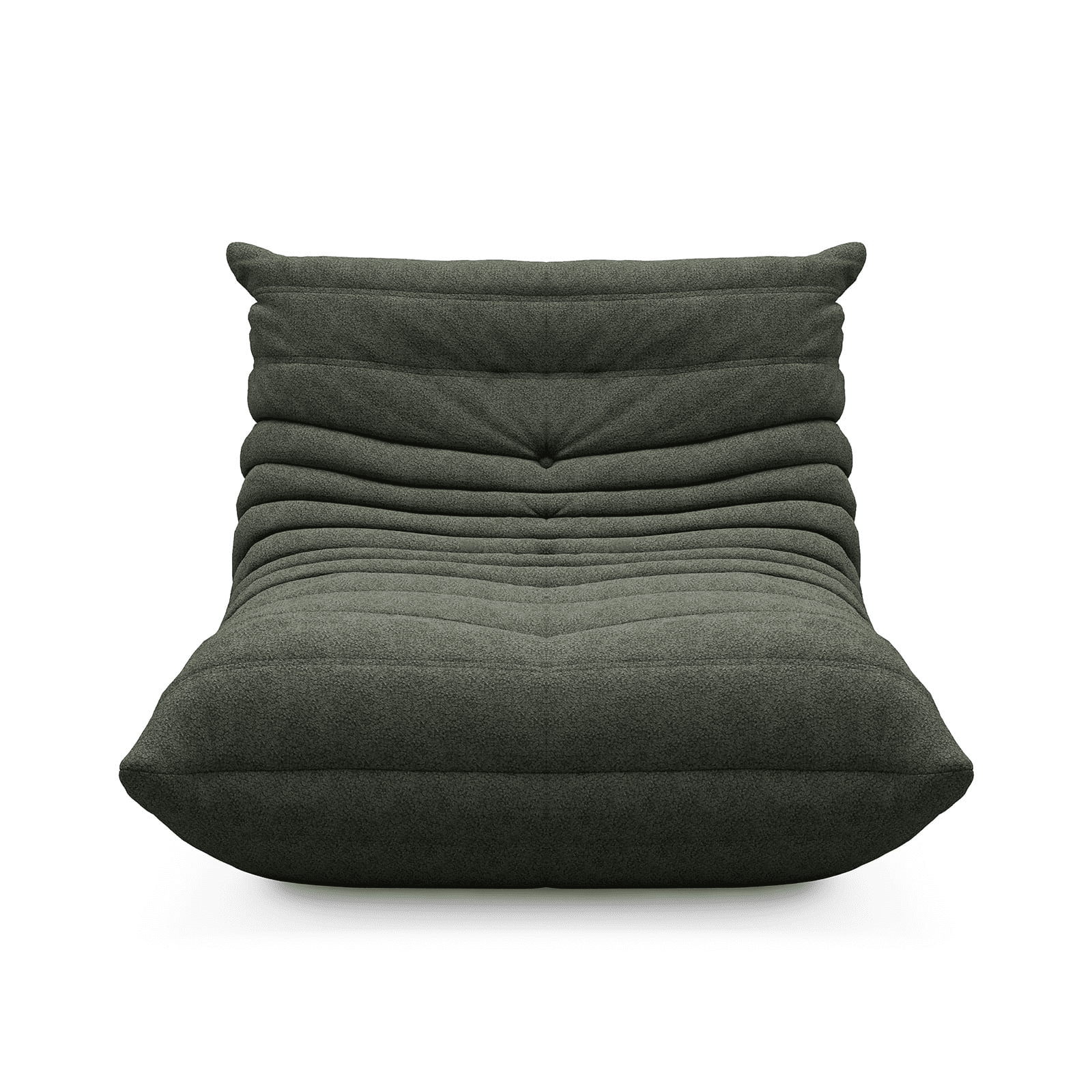Raffle Pinker Bean Bag Chair for Adults, Comfy Fireside Chair Bean Bag Sofa with Memory Foam, Large Lazy Sofa for Living Room Bedroom Office, Green