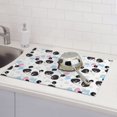 thumbnail image 6 of Yiaed Panda Bear1 Print Highly Absorbent Microfiber Kitchen Counter Mat, Dish Drying Pad for Dishes, Utensils, Pots and Pans, Large 18" x 24", 6 of 7
